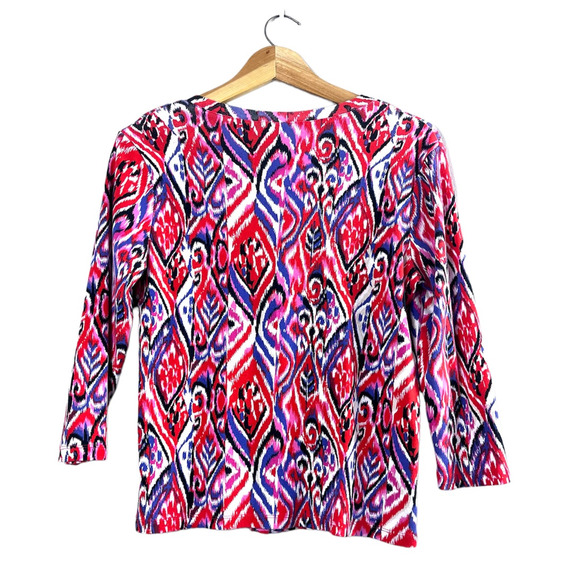 Women's Red Boho Rafaella Long Sleeve Shirt M - Picture 2 of 6